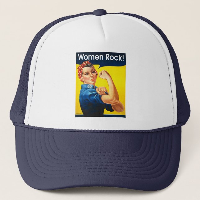Gorra De Camionero Rosie the Riveter ~ (Anverso)