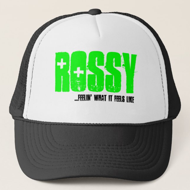 Gorra De Camionero Rossy,… feelin como qué siente (Anverso)