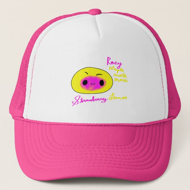 Gorra De Camionero Rosy Maple Moth Cute Mochi Funny Animal Mochi (Anverso)