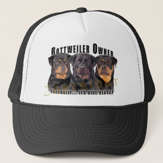 Gorra De Camionero Rottweiler (Anverso)