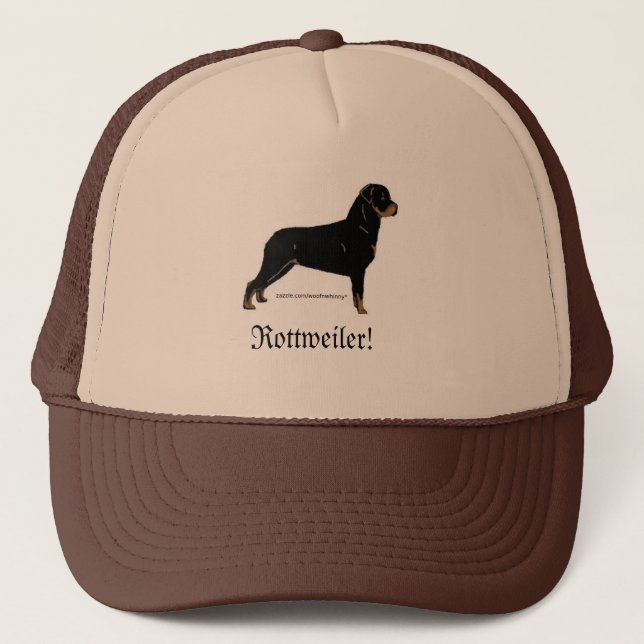 Gorra De Camionero Rottweiler (Anverso)