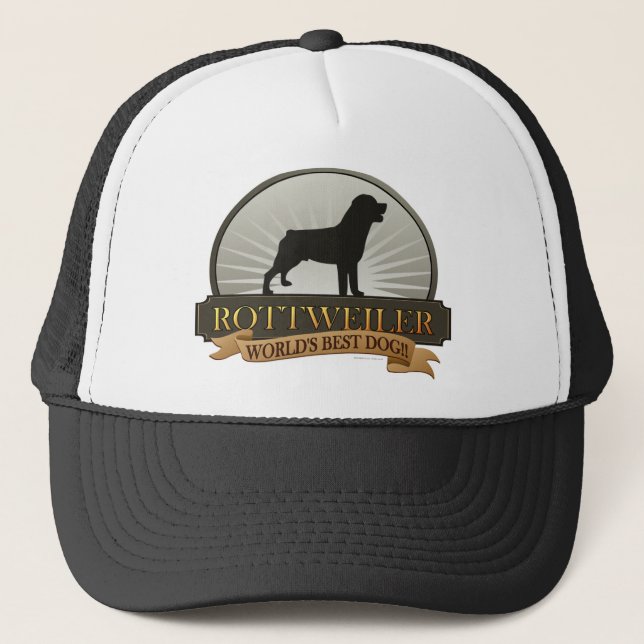 Gorra De Camionero Rottweiler (Anverso)