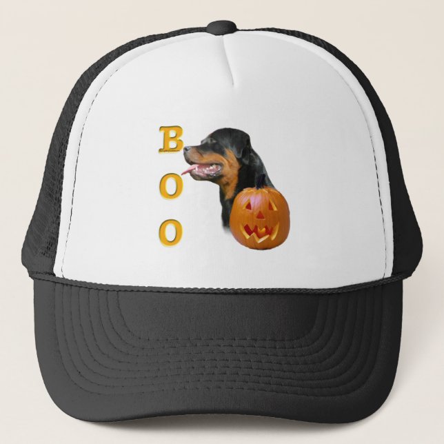 Gorra De Camionero Rottweiler Boo (Anverso)