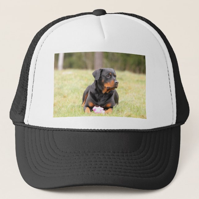 Gorra De Camionero Rottweiler Dog (Anverso)