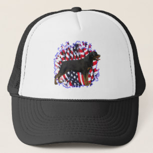 Gorra De Camionero Rottweiler Patriot