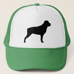 Gorra De Camionero Rottweiler Silhouette