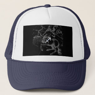 Gorra De Camionero Rótulo cromado Sagittarius Zodiac Hevelius alreded