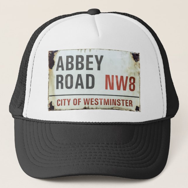 Gorra De Camionero Rótulo de Abbey Road (Anverso)