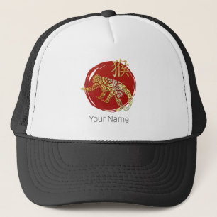 Gorra De Camionero Rótulo de constelación de horóscopo zodiaco chino 