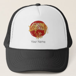 Gorra De Camionero Rótulo de constelación de horóscopo zodiaco chino 