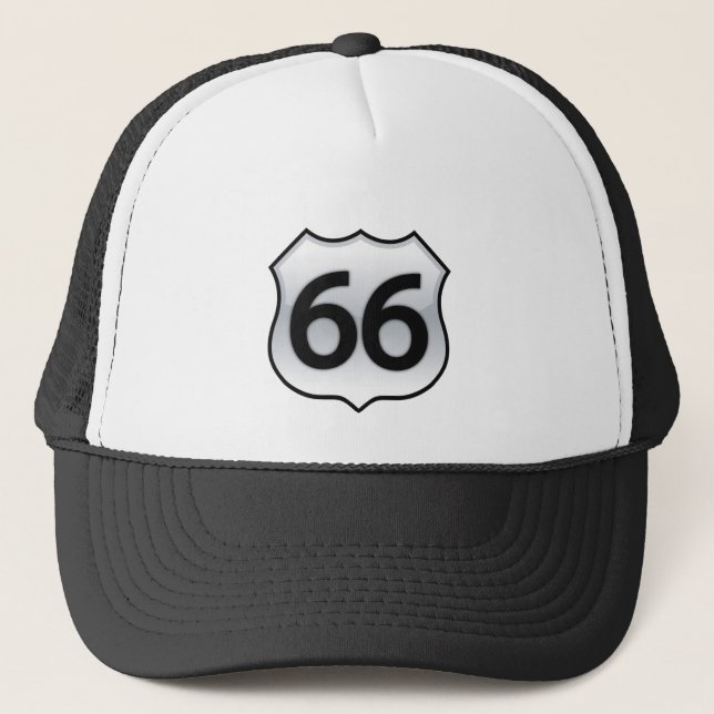 GORRA DE CAMIONERO RÓTULO DE LA RUTA 66 (Anverso)