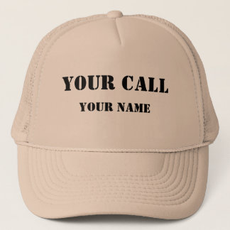 Gorra De Camionero Rótulo de llamadas de radio personalizado Ham