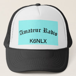 Gorra De Camionero Rótulo de llamadas y radio amateur