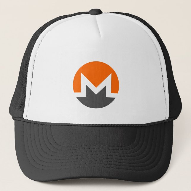 Gorra De Camionero Rótulo de moneda de cifrado de Monero de Guay (Anverso)