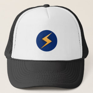 Gorra De Camionero Rótulo de moneda de cifrado de tormenta de Guay