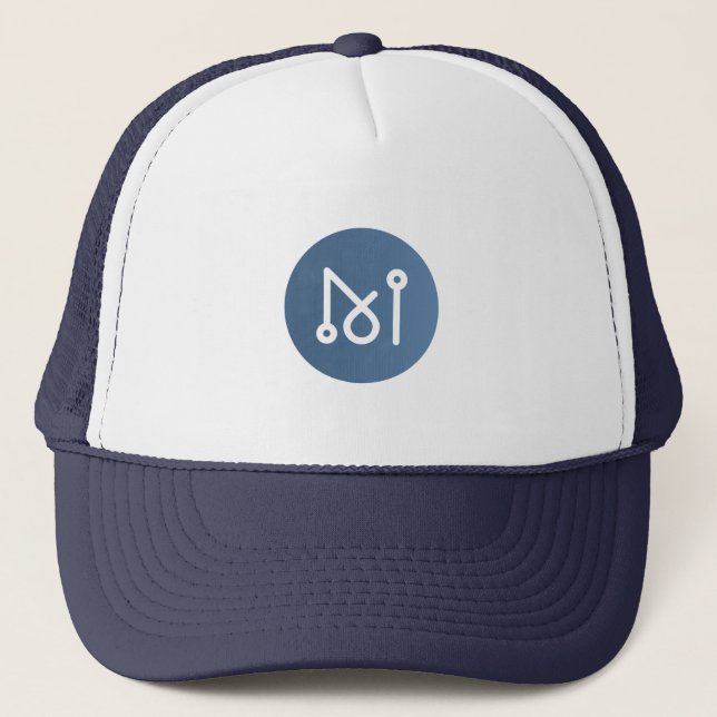 Gorra De Camionero Rótulo de monedas de cifrado de red de Guay Matrix (Anverso)