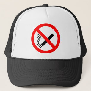 Gorra De Camionero Rótulo de no fumadores - señalización BRITÁNIC