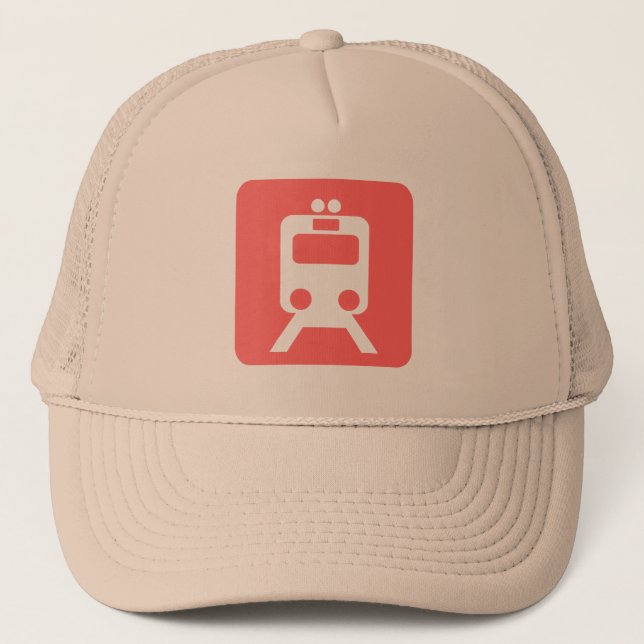 Gorra De Camionero Rótulo de trenes - (Anverso)