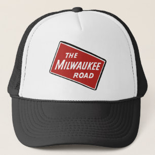 Gorra De Camionero Rótulo ferroviario 2 del camino de Milwaukee