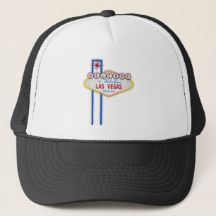 Gorra De Camionero Rótulo Las Vegas Eeuu America Casino Juegos de Apu