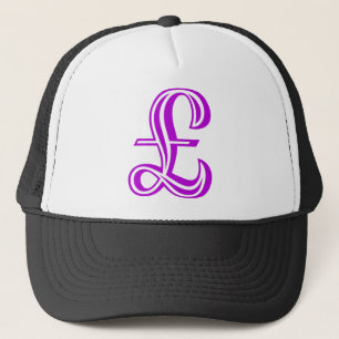 Gorra De Camionero Rótulo Libra - Púrpura