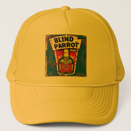Gorra De Camionero Rótulo Metalizado con problemas viejos de loro cie
