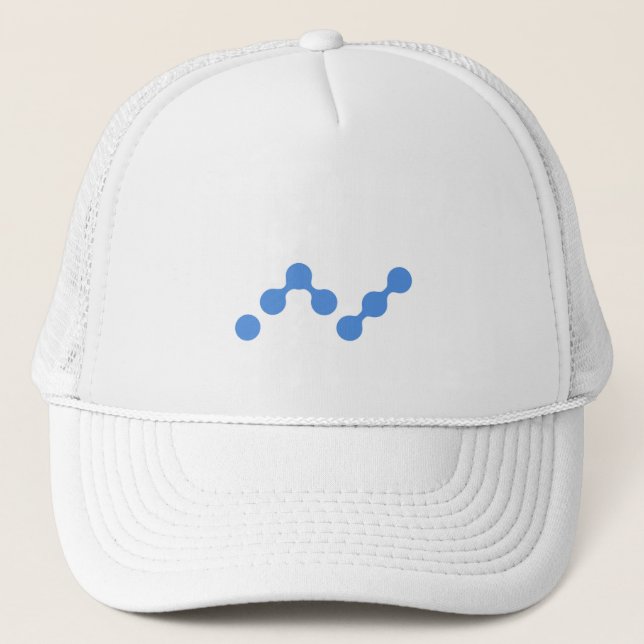 Gorra De Camionero Rótulo nano fresco de la moneda de Cryptocurrency (Anverso)