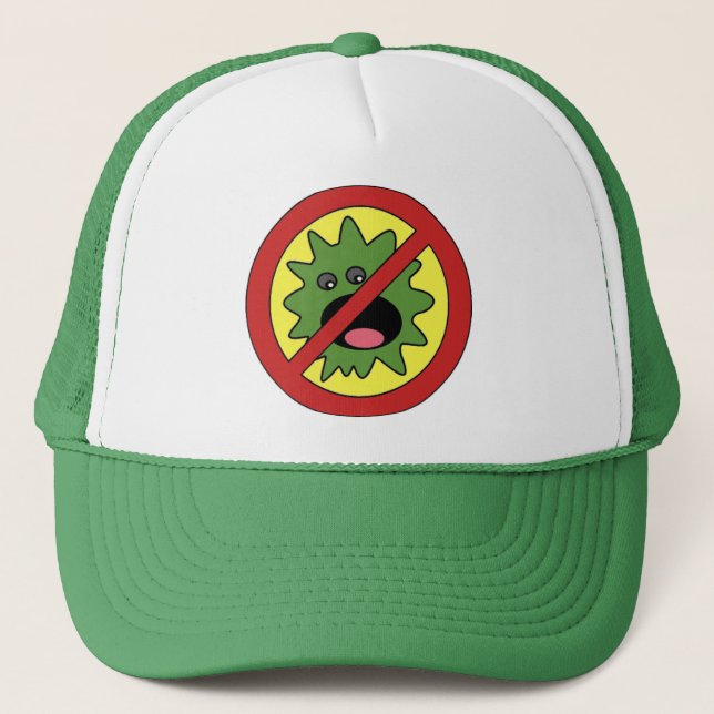 Gorra De Camionero Rótulo sin monstruos (Anverso)
