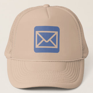 Gorra De Camionero Rótulo sobre - Azul bebé