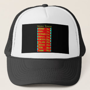 Gorra De Camionero Rótulo Thunder_Cove de Maine Towns