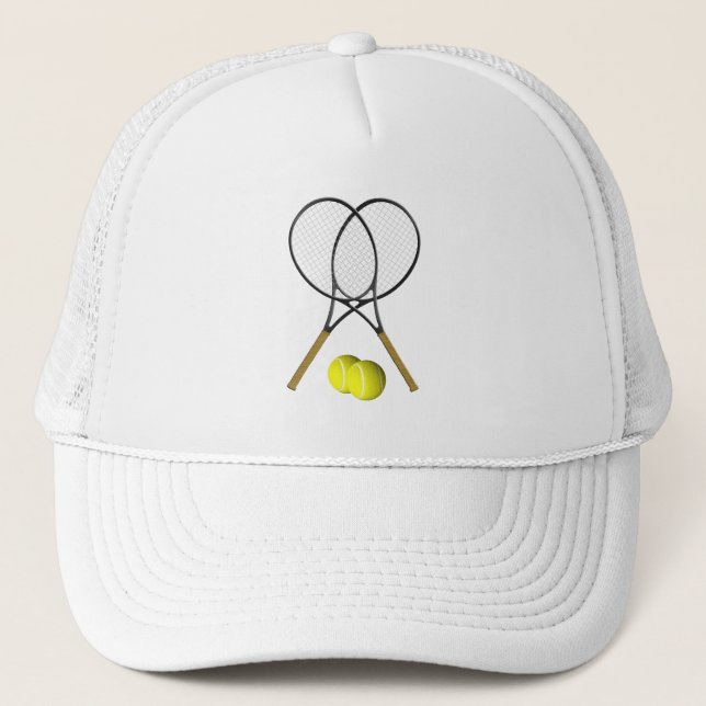 Gorra De Camionero Rótulos de tenis (Anverso)