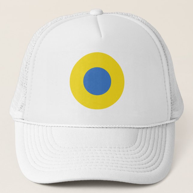 Gorra De Camionero Roundel de la Fuerza Aérea Ucraniana (Anverso)
