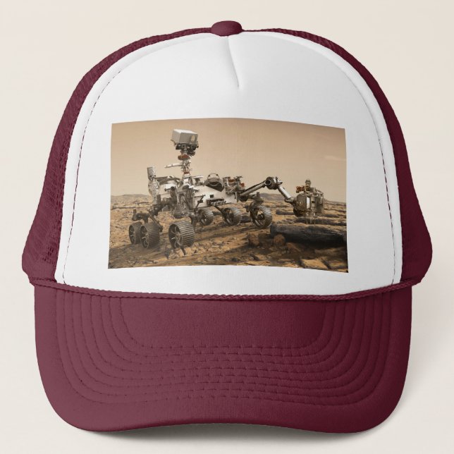 Gorra De Camionero Rover Marte 2020 (Anverso)
