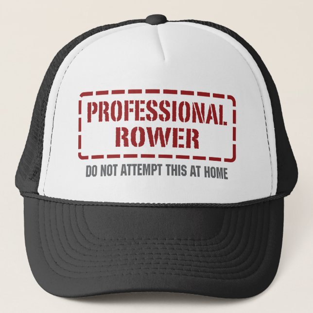 Gorra De Camionero Rower profesional (Anverso)