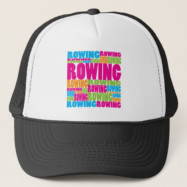 Gorra De Camionero Rowing colorido (Anverso)
