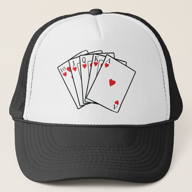 Gorra De Camionero Royal Flush (Anverso)