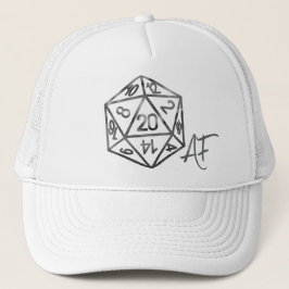 Gorra De Camionero RPG Crit AF | Fantasía Tabletop Retro Gamer Dice