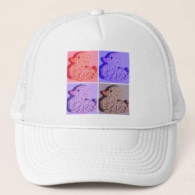 Gorra De Camionero Rubber Duckie Pop Art (Anverso)