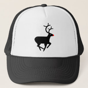 Gorra De Camionero Rudolf, el reno de la nariz roja