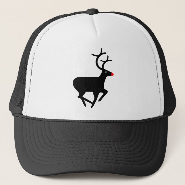 Gorra De Camionero Rudolf, el reno de la nariz roja (Anverso)