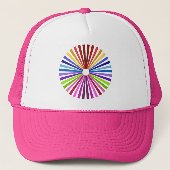 Gorra De Camionero Rueda arcoiris (Anverso)