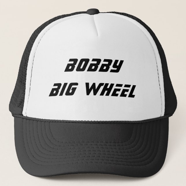 Gorra De Camionero rueda grande del bobby (Anverso)