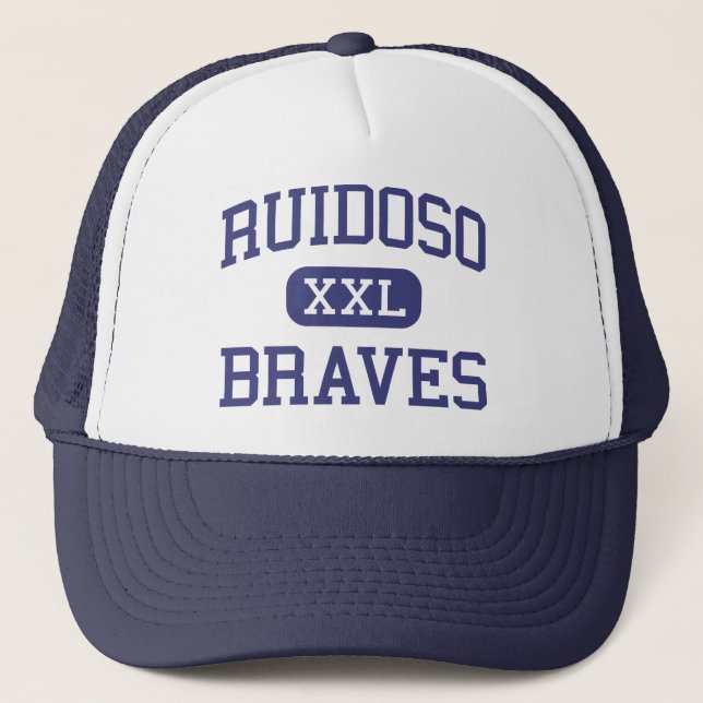 Gorra De Camionero Ruidoso Braves Ruidoso medio New México (Anverso)