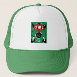 Gorra De Camionero Ruleta de póquer de juegos de casino