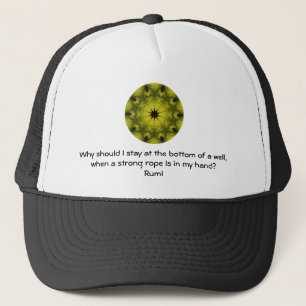 Gorra De Camionero Rumi: Tomando acción, citación Inspiradora diciend