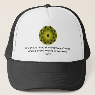Gorra De Camionero Rumi: Tomando acción, citación Inspiradora diciend