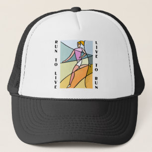 Gorra De Camionero RunnerChick vivo correr