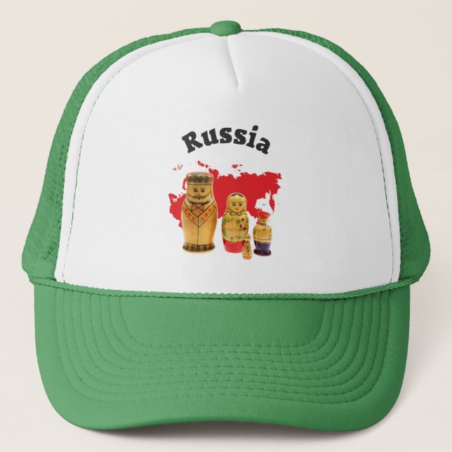 Gorra De Camionero Rusia Babuschka - Matrjoschka Cap (Anverso)