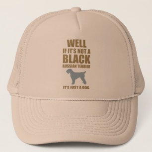Gorra De Camionero Ruso negro Terrier
