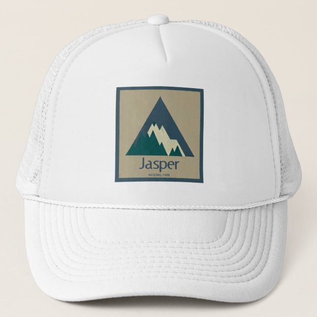 Gorra De Camionero Rústica del Parque Nacional Jasper (Anverso)